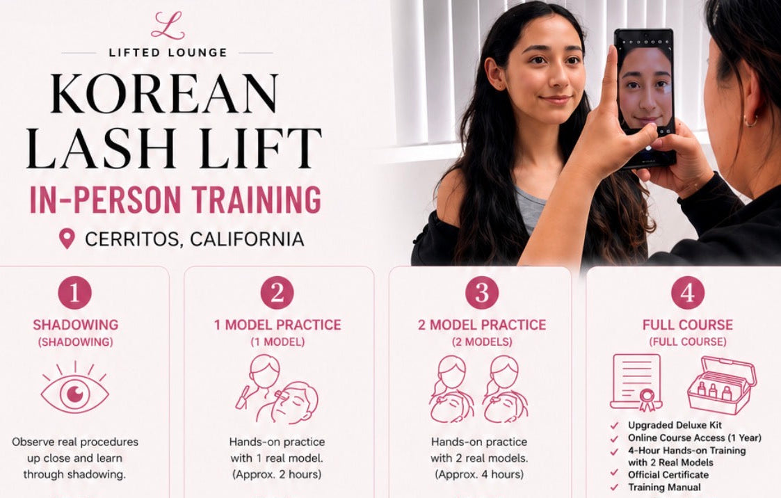 Korean Lash Lift In-Person One Day Training
