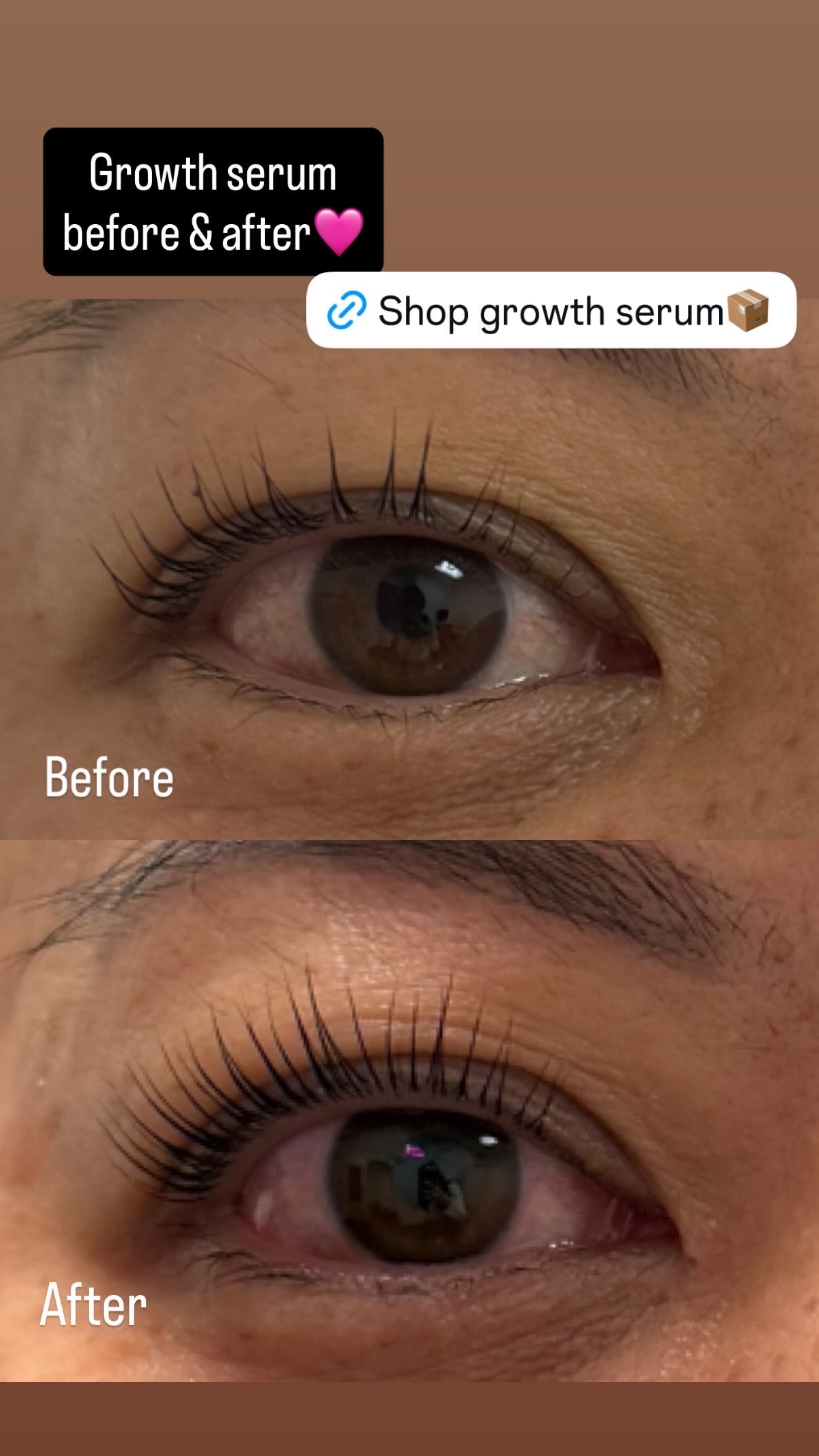 Lash growth - Wow lash ampoule - in use during lash lift - by Lifted Lounge