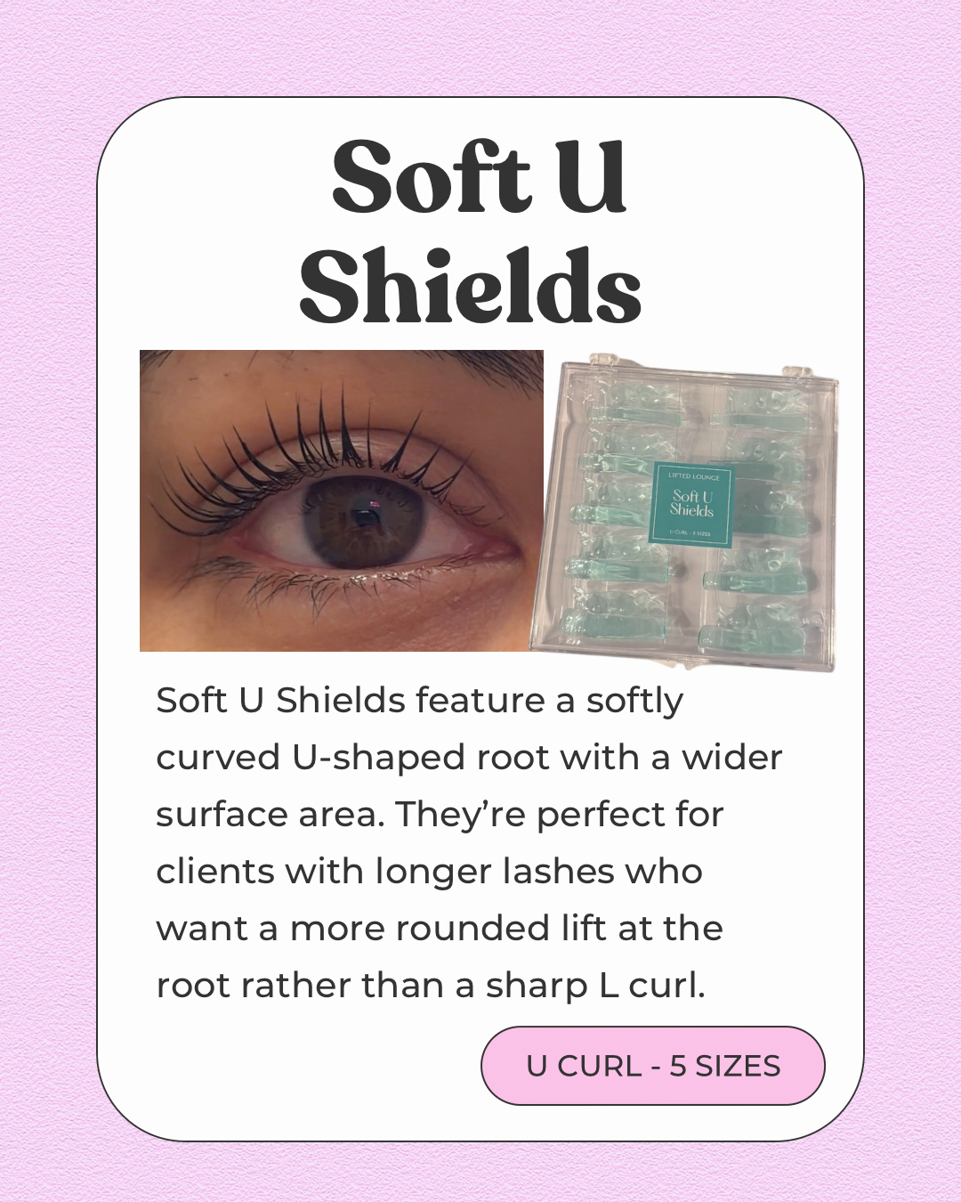 Soft U shields - product front view - by Lifted Lounge