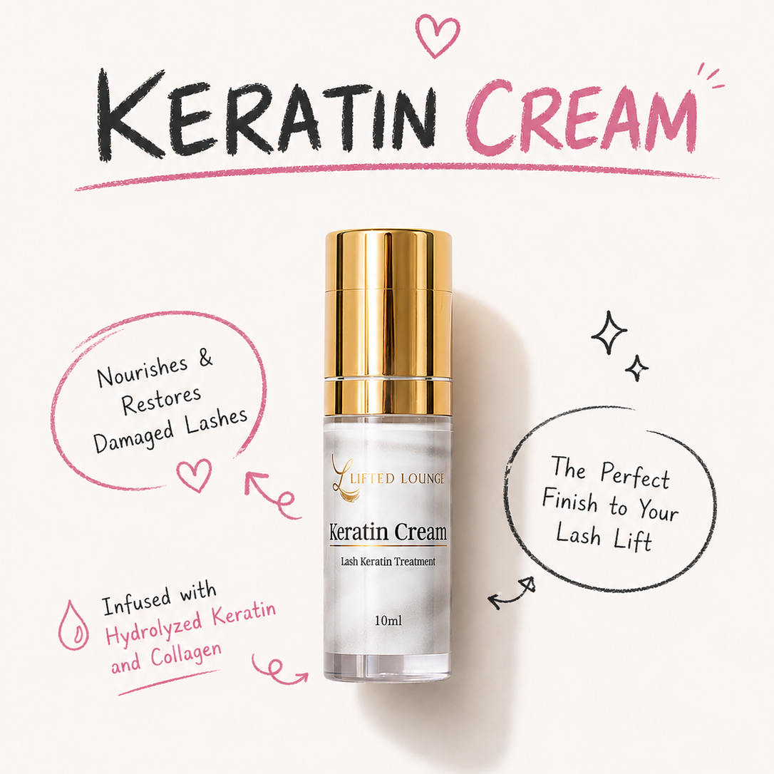 Keratin Cream Korean lash lift aftercare treatment by Lifted Lounge