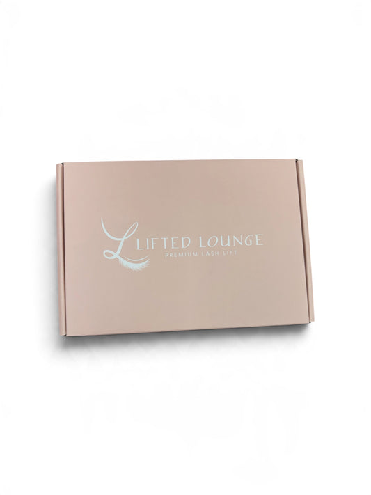 Basic Korean Lash Lift Kit by Lifted Lounge – starter bundle with perm solution, no-glue shields, flat rods, Magic Balm and Keratin Cream