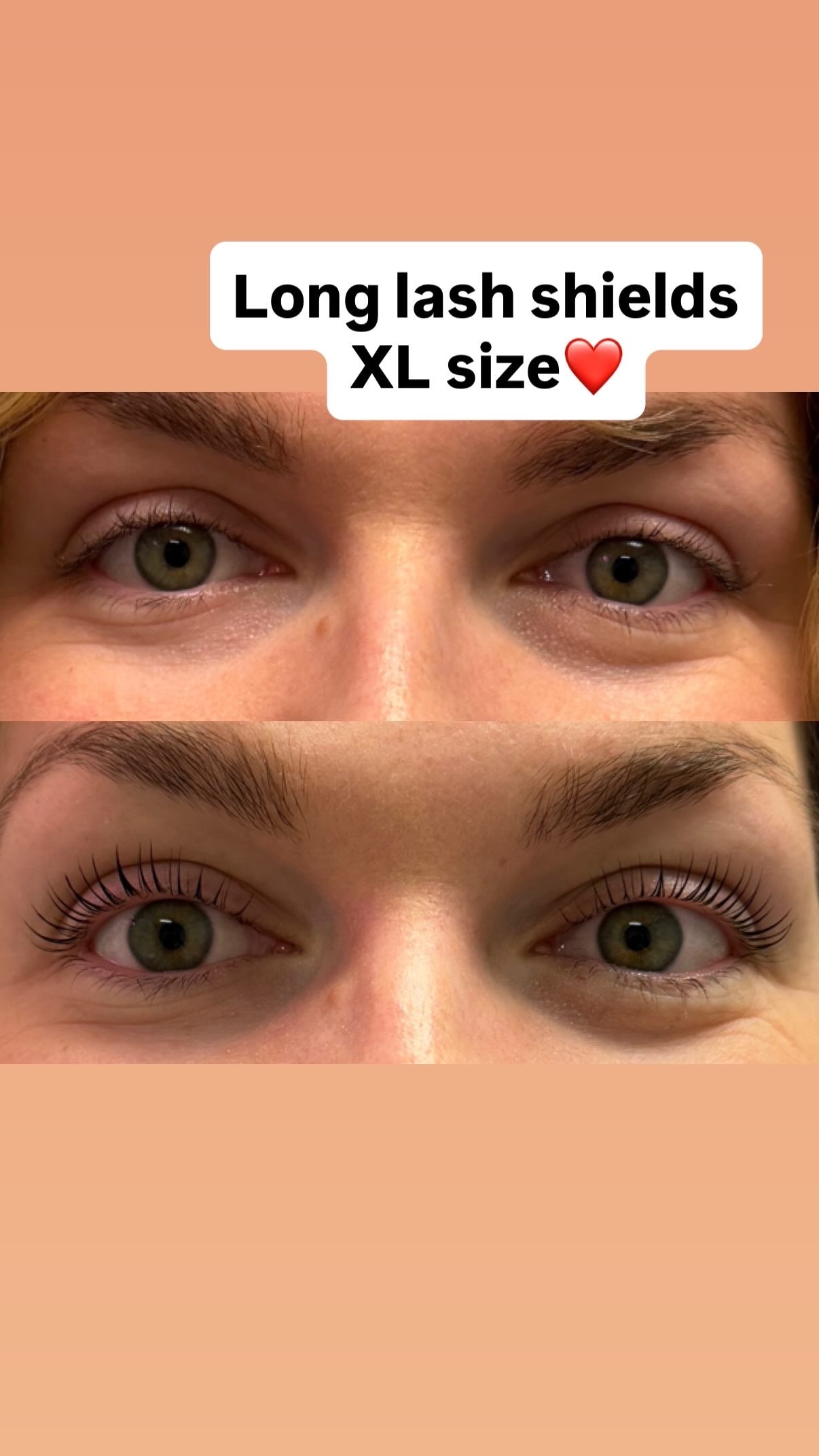 Long lash no-glue shields - product front view - by Lifted Lounge