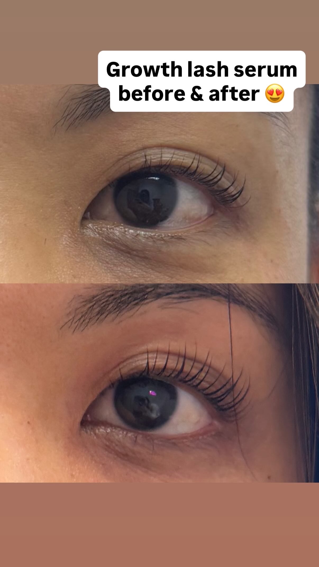 Lash growth - Wow lash ampoule - size comparison - by Lifted Lounge