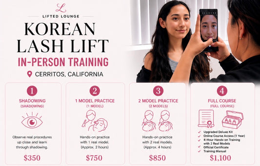 Korean Lash Lift In-Person One Day Training