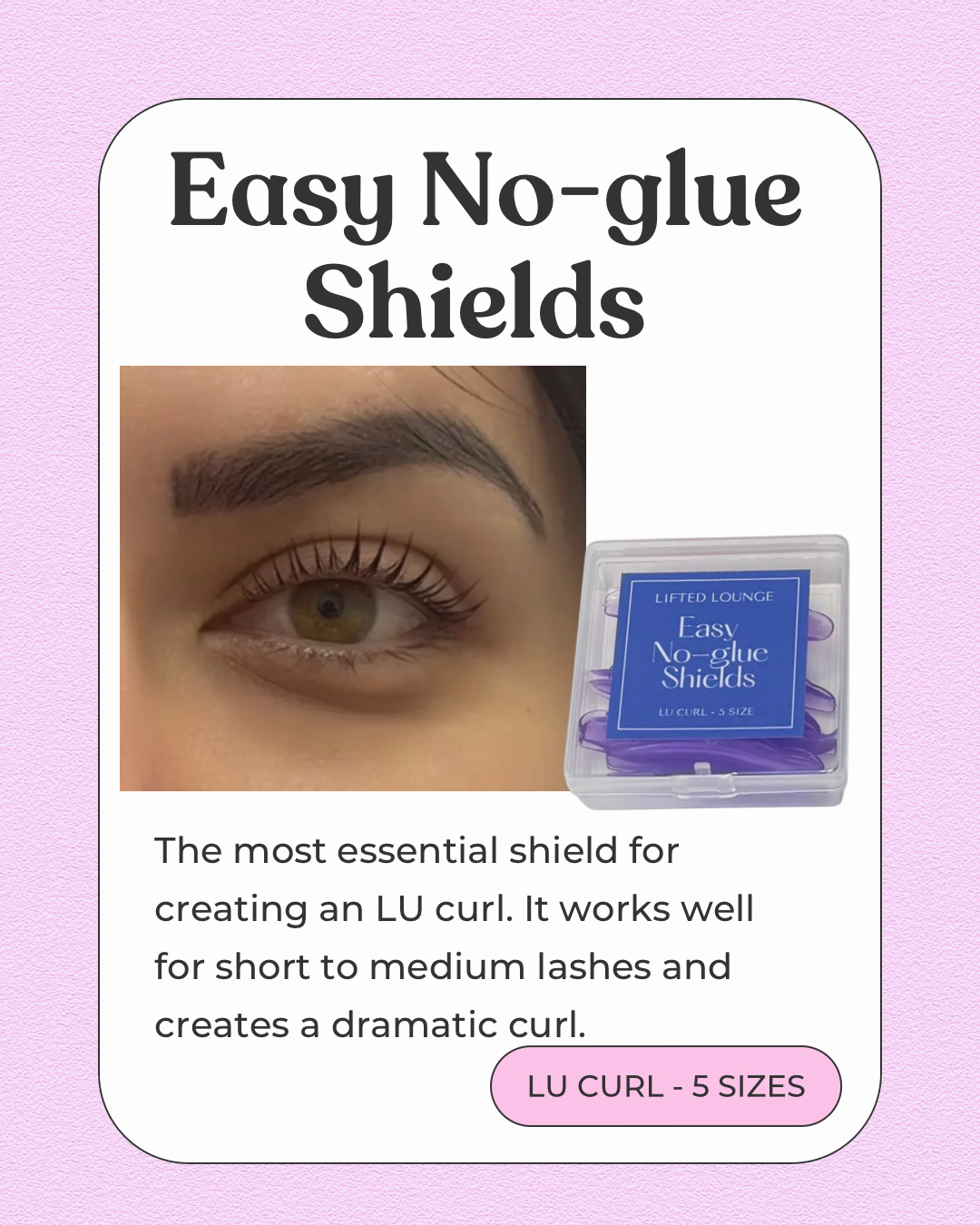 Easy no-glue shields - product front view - by Lifted Lounge