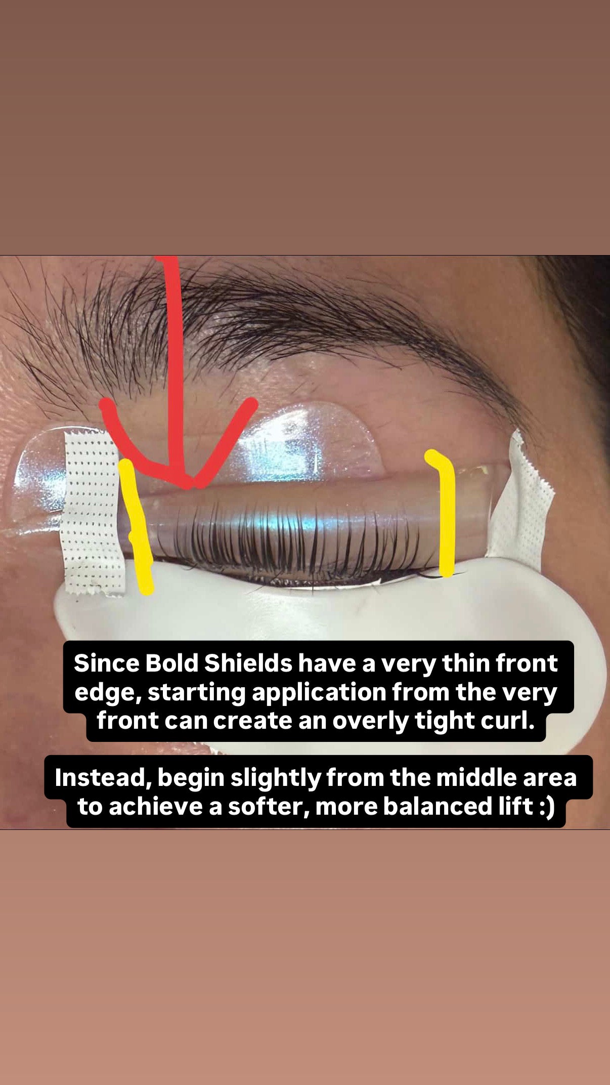 Bold no-glue shields - CU curl - professional lash lift tool - by Lifted Lounge
