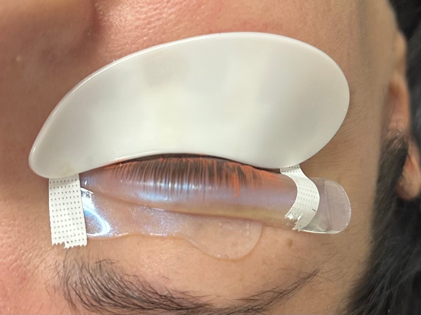 Bold no-glue shields - CU curl - application demonstration - by Lifted Lounge
