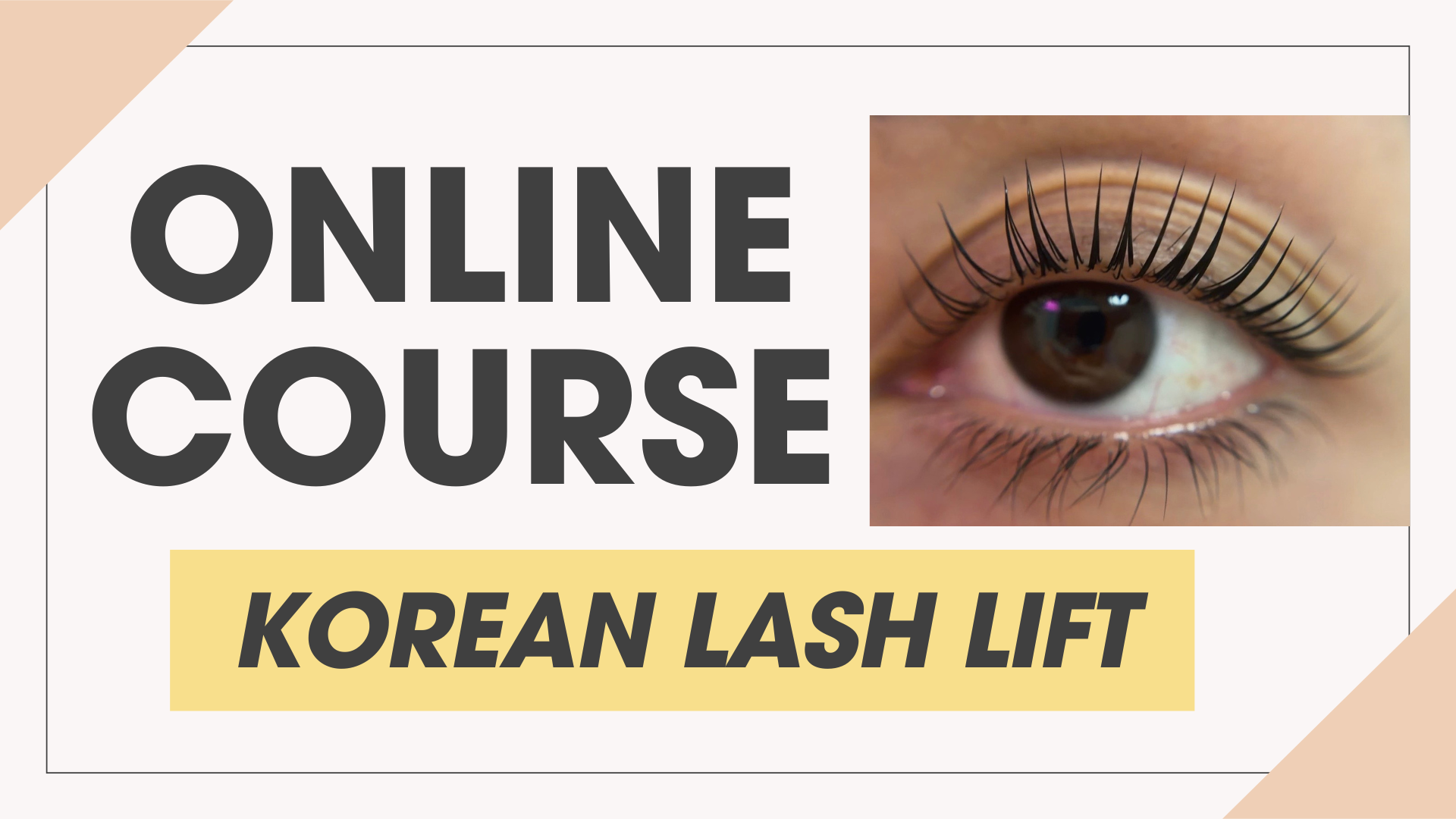 Korean Lash Lift: Perfect Curl Method - product front view - by Lifted Lounge