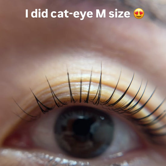 Cat-eye no-glue shields - professional lash lift tool - by Lifted Lounge